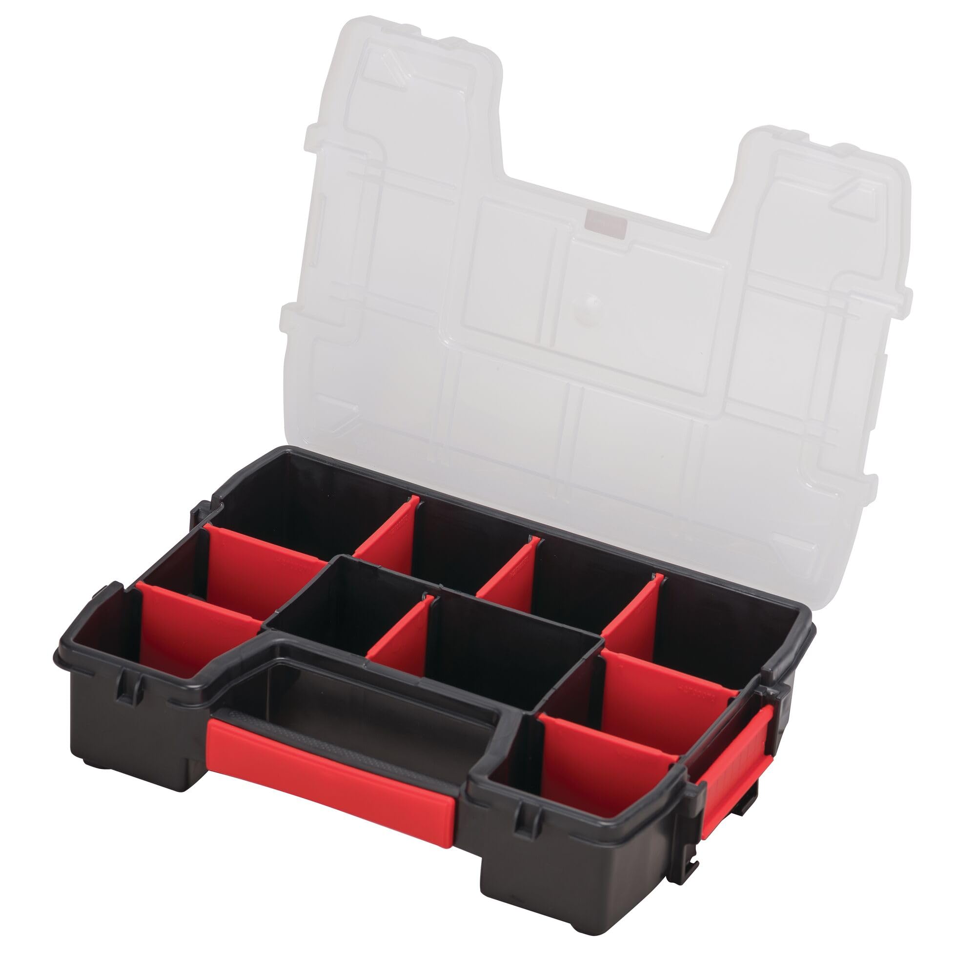 Photo 1 of *** LEFT SIDE LATCH IS BROKEN***    CRAFTSMAN 10-Compartment Small Tool Storage Organizer, Plastic (CMST14021)