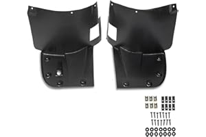 Left+Right Pair Mudguards Compatible with BMW E39 M5 Only M Bumper Front Splash Panel Liner Trim Wheel Fender Kits Car Access