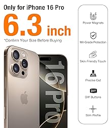 TORRAS for iPhone 16 Pro Case Translucent Matte