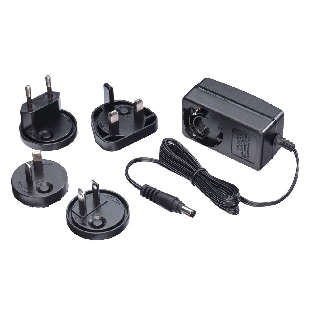LINDY 1.5m 12 V DC 1.25 A Multi Country Switching AC Adapter - Black