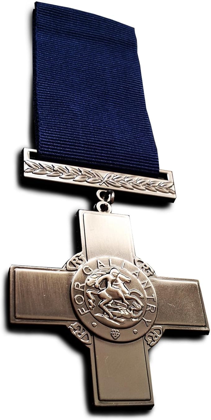 Goldbrothers13 Military Medal George Cross Medal Military WW2 British Highest Gallantry Armed Forces Replica
