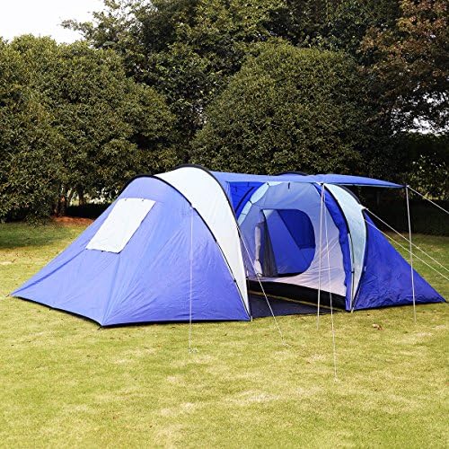 WATERPROOF CAMPING TENT FOR 6-8 PERSONS QUICK AND EASY SETTING GREAT BREATHABILITY