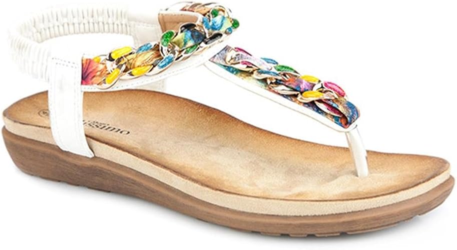 bellissimo white sandals