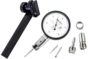 Mitutoyo 513-402-10T DIAL TI, Full, STD 0.03", 0.0002" Accuracy, 0.0005", White (Pack of 9)