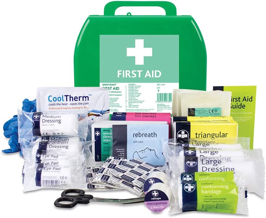 Lewis-Plast BS8599-1 Medium Premium First Aid Kit Low/High Risk