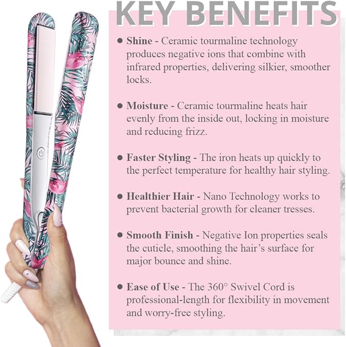 foxybae hot tropic flat iron