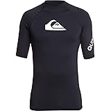 Quiksilver Men's All Time Ss Short Sleeve Rashguard Surf Shirt
