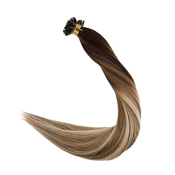Laavoo 22 Inch U Tip Fusions Hair Extensions Keratin Pre Bonded