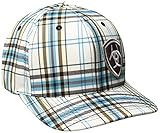 Ariat Men's Blue Plad Corner Logo Hat