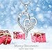 LiLoing Jewelry for Women and Mom,Love Heart Pendant Necklaces for Women,Valentines Day,Christmas Day,Mothers Day,Girlfriend,Wife,Engraved with