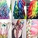 HailiCare 6 Colors Temporary Hair Coloring Chalk - Hair Dye Colored Mascara - Great For Dress Up Performance Costumes Halloween Christmas Party