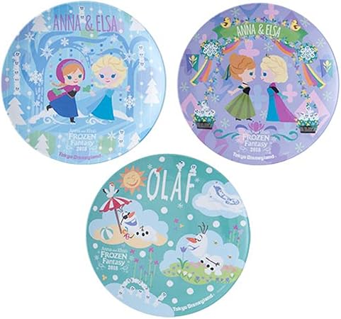 Amazon Co Jp アナとエルサの フローズンファンタジー 18 プレート 3枚 セット アナ エルサ 他 お皿 皿 アナと雪の女王 ディズニー ランド 限定 おもちゃ