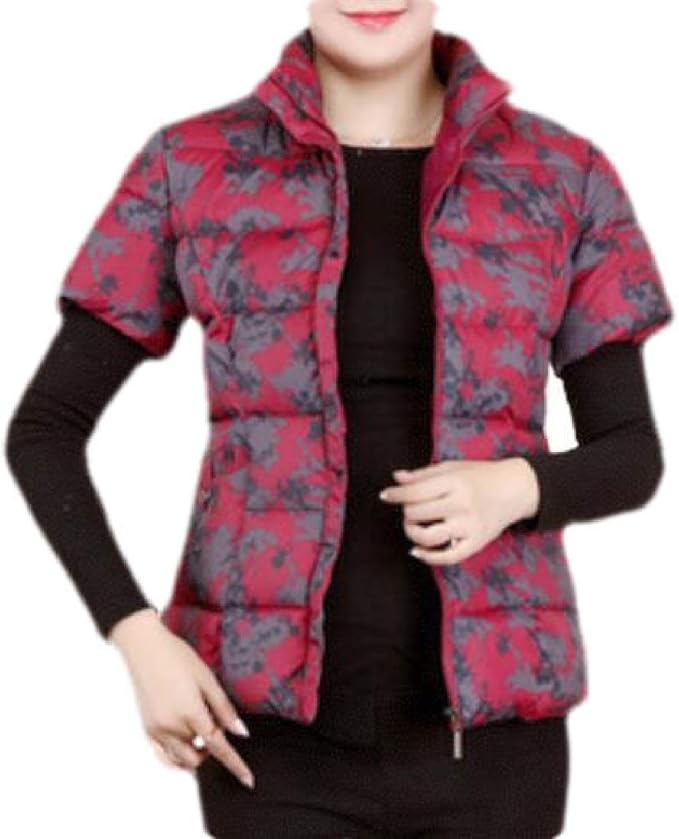 short sleeve quilted jacket