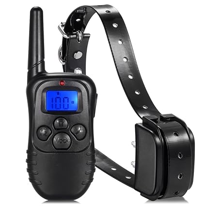 Generic only one collar : 300M Remote Dog Training TPU Collar Rechargeable And Waterproof Vibration Shock Electronic Electric 100Level Anti Bark Control