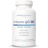 BIOTICS RESEARCH Immuno-gG&trade; IgG Immunoglobulin Concentrate SBI 120 Capsules | Complete Gut Health, Immune Support, Dairy Free, Immunity, Enhanced Digestive Support, Gut-Friendly, Allergen Free