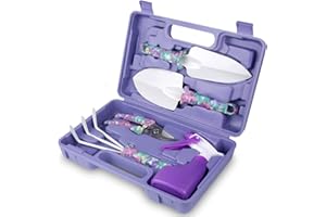 SELOOT Gardening Tools Set, 5 Piece Gardening Gifts Gardening Planting Gardening Tools Set Home Gardening Flowers Vegetables 