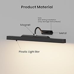 Dimmable Cordless Picture Light with Controller and