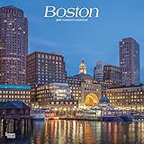 Boston 2019 12 x 12 Inch Monthly Square Wall Calendar, USA United States of America Massachusetts Northeast City by