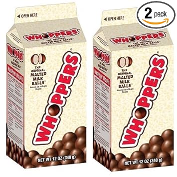 Whoppers Malted Milk Balls, 12-Ounce Cartons
