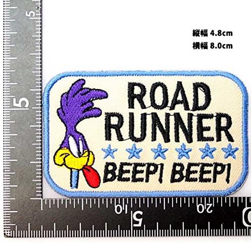 ロードランナー Road Runner ワッペン 4pセット キャラクター B00vnec7te 640円