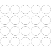 uxcell Brass Hollow Circle Bezel Round Linking Rings Jewelry Connectors for Earrings Necklaces Jewelry Making