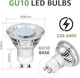 Lepro GU10 LED Bulbs Warm White 2700K 4W 325lm Pack of 5 Non-Dimmable view 3