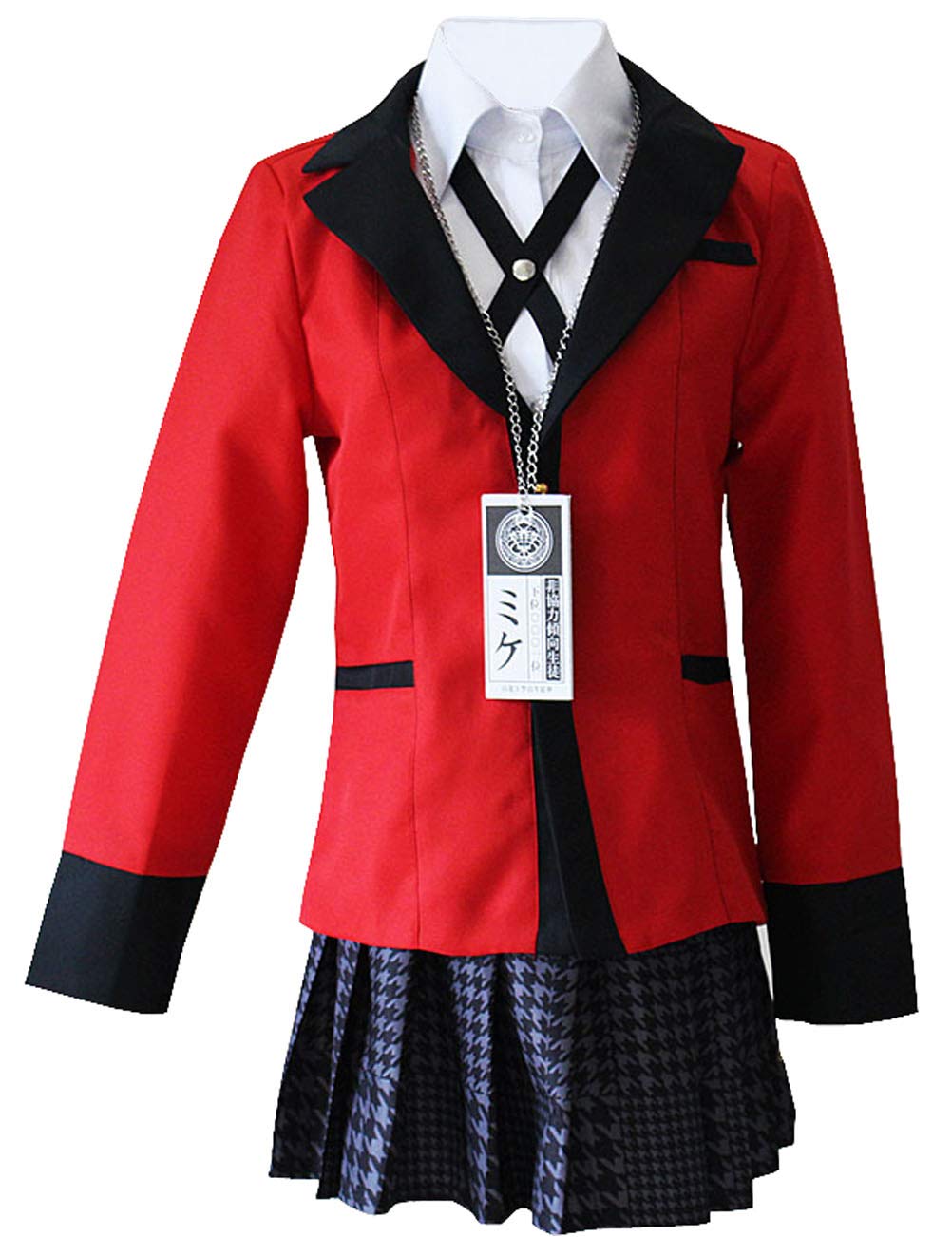 Photo 1 of Yumeko Jabami Costume School Uniforms Anime Cosplay Party Full Set (X-Large)