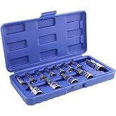 ABN Torx Plus Socket Set Star Bit Set, 5 Star Tamper Proof Bit Set, Tamper Proof &ndash; 12-Piece Torx Set