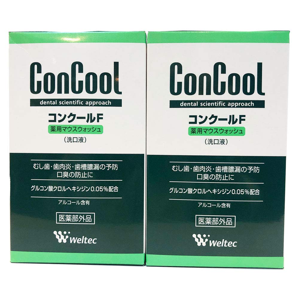 ウエルテック コンクールＦ 歯肉炎予防 ミント 100ml ×2 本 医薬部外品商品画像
