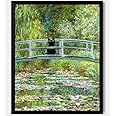 Hamduker Aesthetic Cat Poster Monet Prints Vintage Posters Canvas Wall Art Funny Water Lilies Cat Posters Decor for Bedroom Bathroom Living Room (Size: 16''x20''x1pcs)