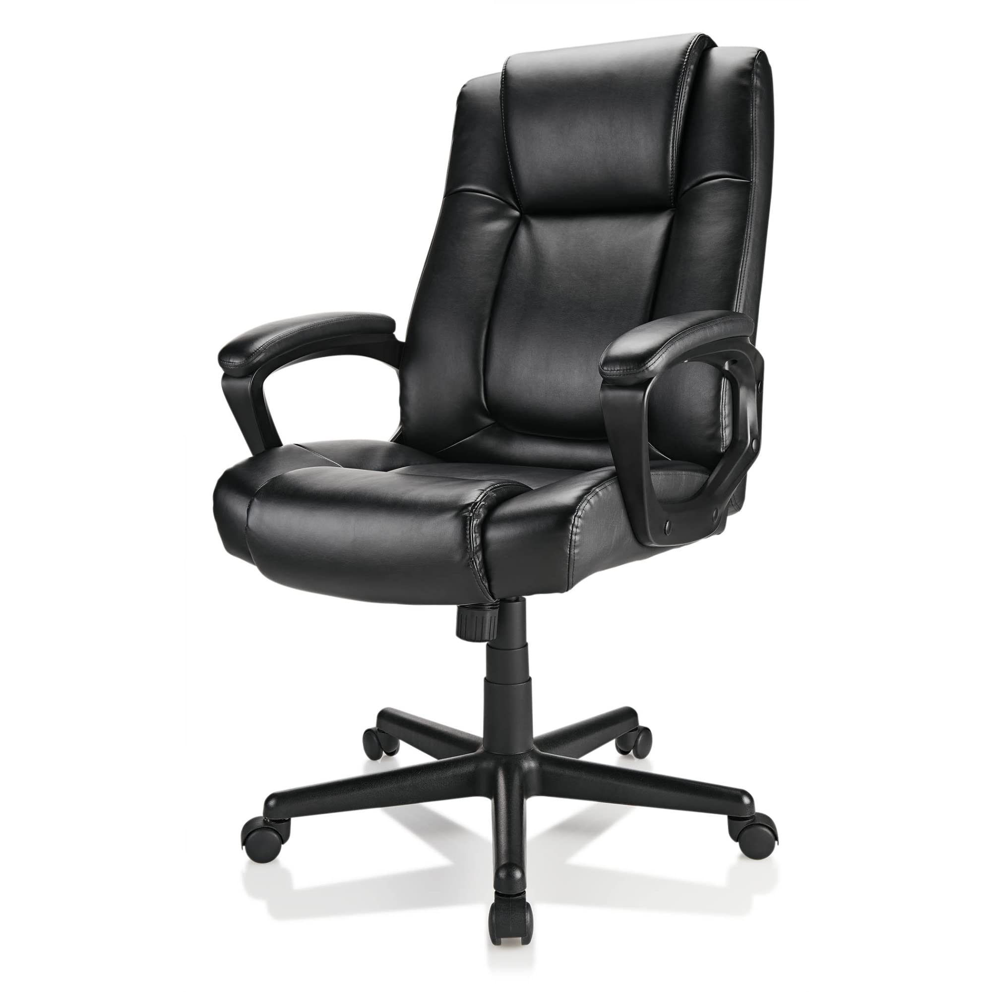 Realspace Pro Chair Mua Realspace® Hurston Bonded Leather High-Back Executive Office Chair ...