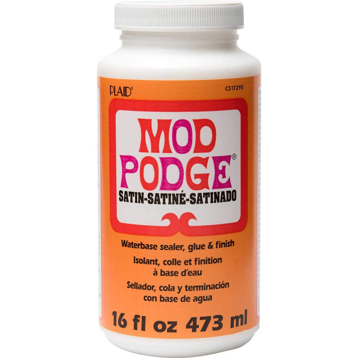 Mod Podge CS17295 Glue, Transparent, Large, 16oz