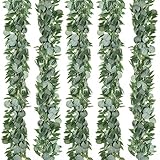 Joyhalo 5 Pack Artificial Eucalyptus Garland with