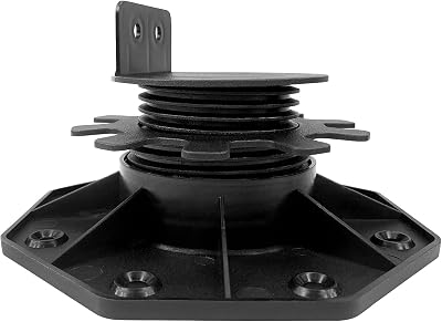 Adjustable Decking Pedestal 30-60mm Pack of 10 Riser/Shed Foot 480kg