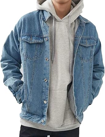 denim bubble coat
