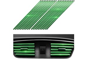 20Pcs Car Vent Trims - 7.5IN Air Conditioner Outlet Trim Strip,Suitable for Most Air Vent Outlet Car Interior Accessories (Gr