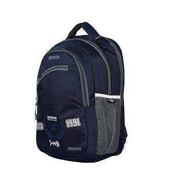 Drazo Navy Blue Expandable Backpack