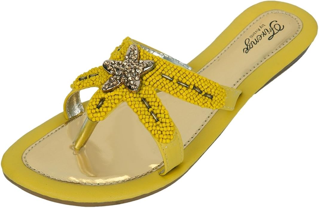 cheap yellow flip flops