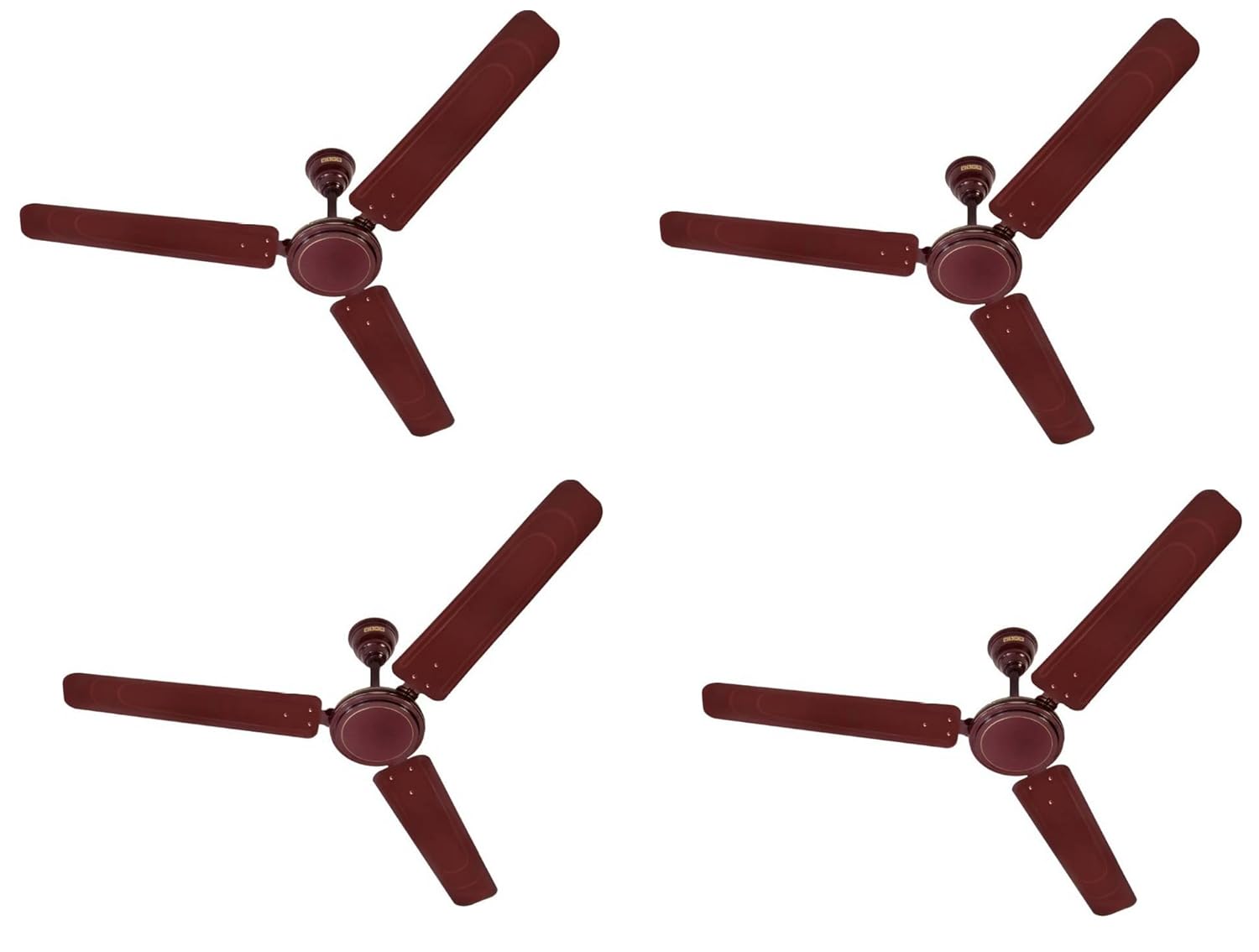 Buy Usha Apllo Lx Ceiling Fan Brown Set Of 4 Pcs Online At