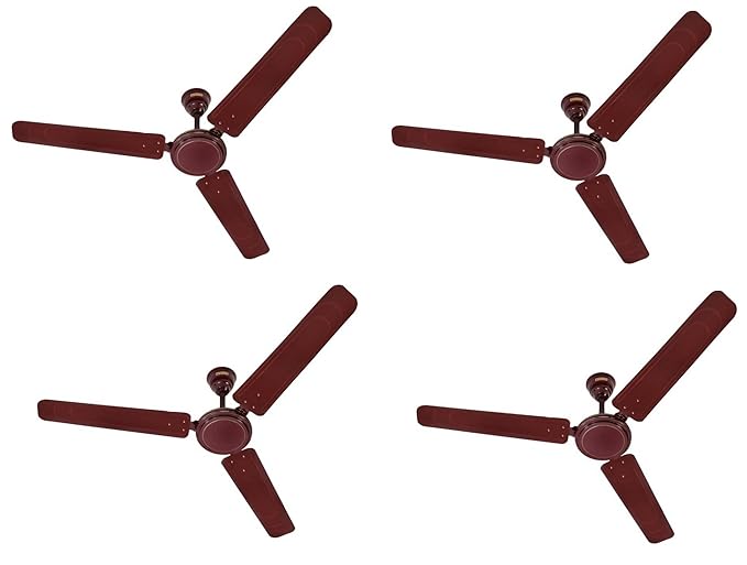 Buy Usha Apllo Lx Ceiling Fan Brown Set Of 4 Pcs Online At