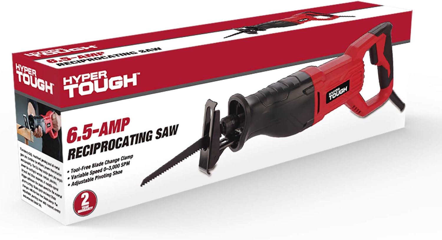 Hyper Tough 3328 6.5Amp Reciprocating Saw Amazon.ca Electronics