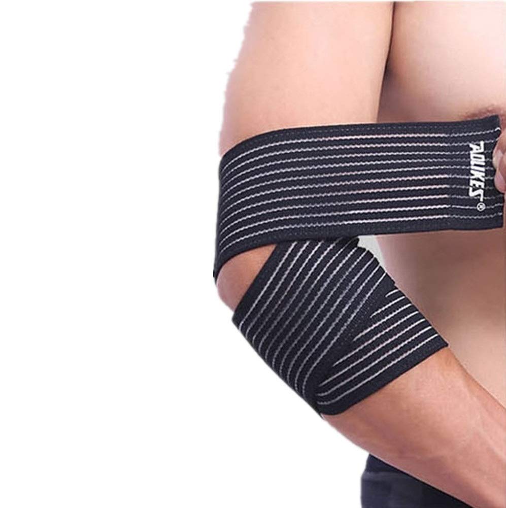 Baselay Elbow Compression Wraps Support (Pair) - Arm Elbow Sleeve for Tendonitis, Tennis Elbow Brace and Golfers Elbow Treatment, Arthritis, Training, Workouts, Weightlifting