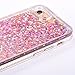 iPhone 7 / iPhone 8 Case with Floating Liquid - SUPVIN Liquid Phone Case for Girls, Fashion Flowing Liquid Floating Luxury Bling Glitter Sparkle Diamond Hard Clear Case for Apple iPhone 7 / iPhone 8