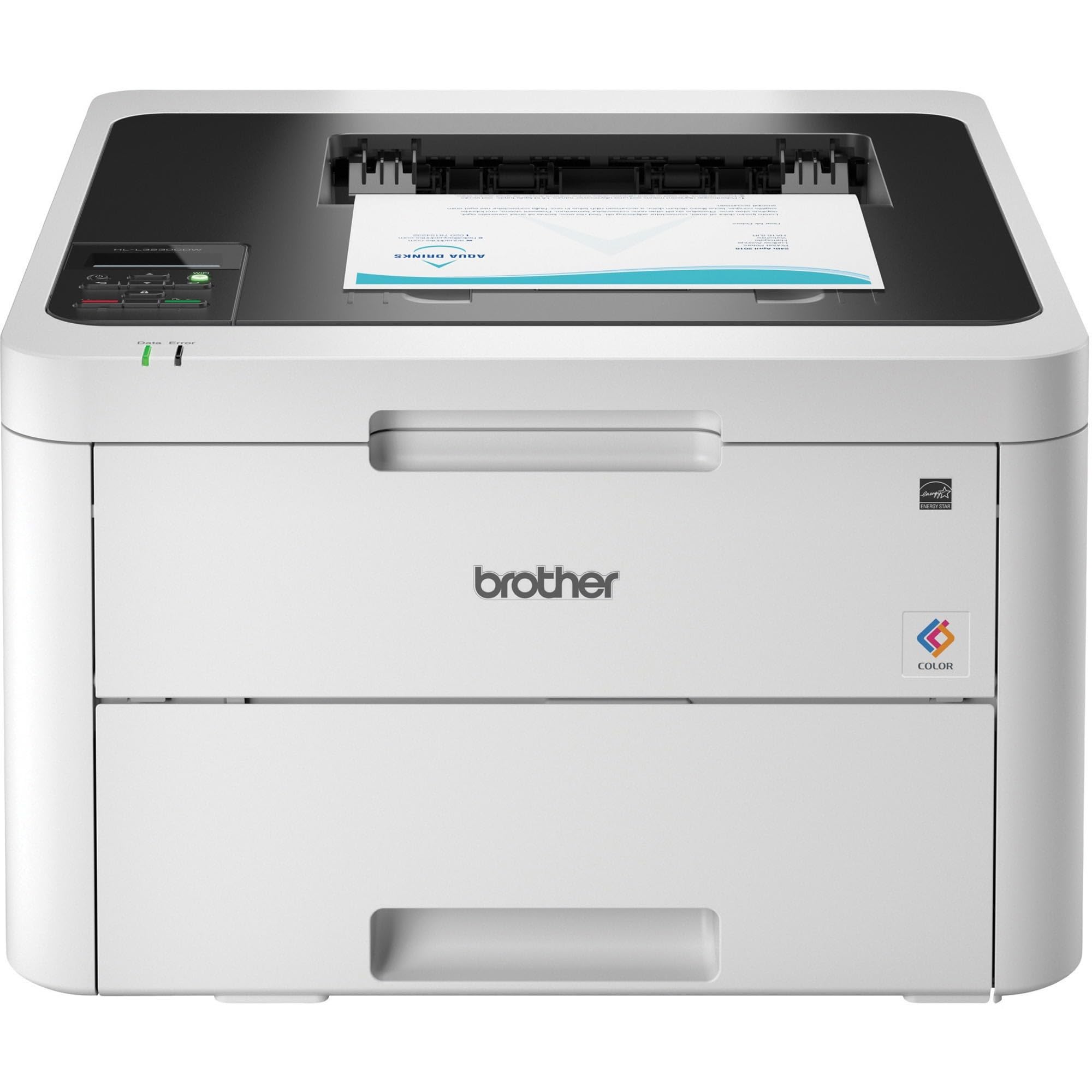 Brother HL-L3230CDW Compact Digital Color Printer Providing Laser Printer Quality Results with Wireless Printing and Duplex Printing, Amazon Dash Replenishment Ready, White