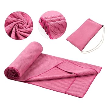 Toalla de Yoga 100% Microfibra Toalla de Yoga Antideslizante ...