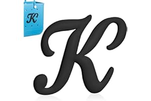 Joez Wonderful Letter Charms for Bogg Bag, Alphabet Lettering Charms, Accessories Inserts for Bogg Bag, Decorative Letter Accessories for Beach Bag Handbag Tote Decoration, Black