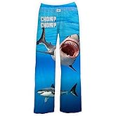 BRIEF INSANITY Funny Coastal Print Pajama Pants for Men & Women, Animal & Ocean Themed Loungewear (S-XXL)