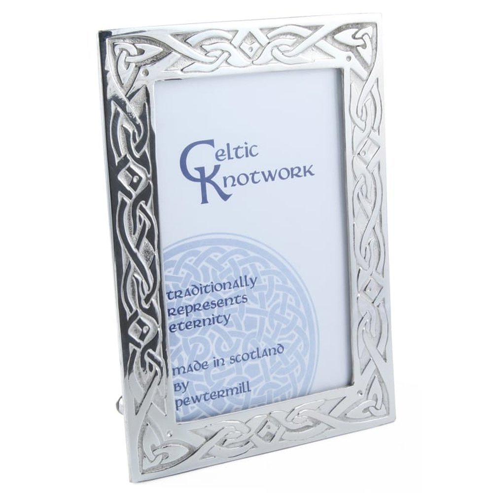 Celtic Knotwork Eternity Pewter Photo Frame 8" x 6"