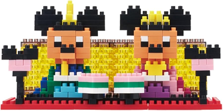 Amazon ディズニー ひな祭り 16 雛祭り ミッキー ミニー ナノブロック 東京 ディズニーリゾート限定 グッズ お土産 ブロック おもちゃ
