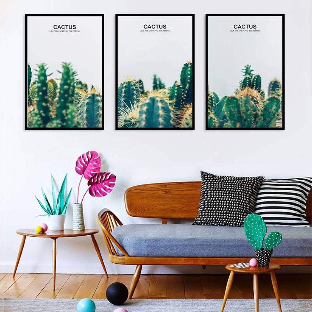 Frische Pflanze Kaktus Ölgemälde Auf Leinwand, So Stark Wie Ein Kaktus